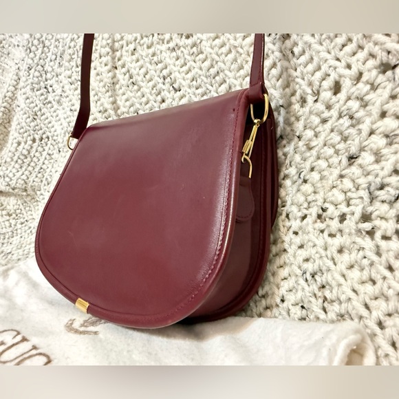 Vintage Gucci Burgundy Crossbody - Picture 7 of 12